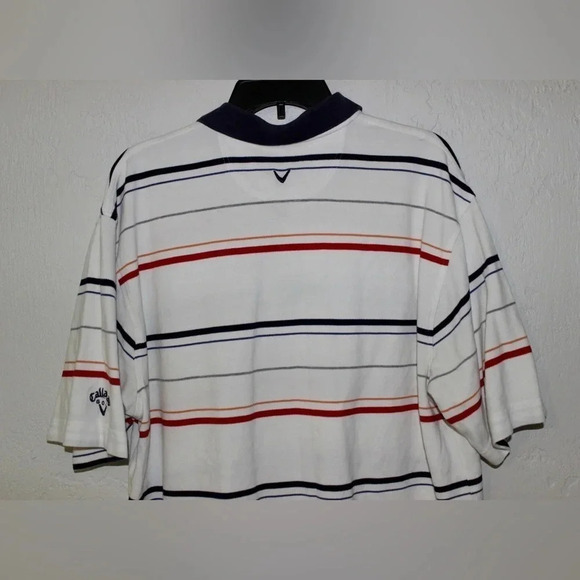 Men’s Callaway Golf Striped Polo Shirt Size XL - Picture 9 of 10